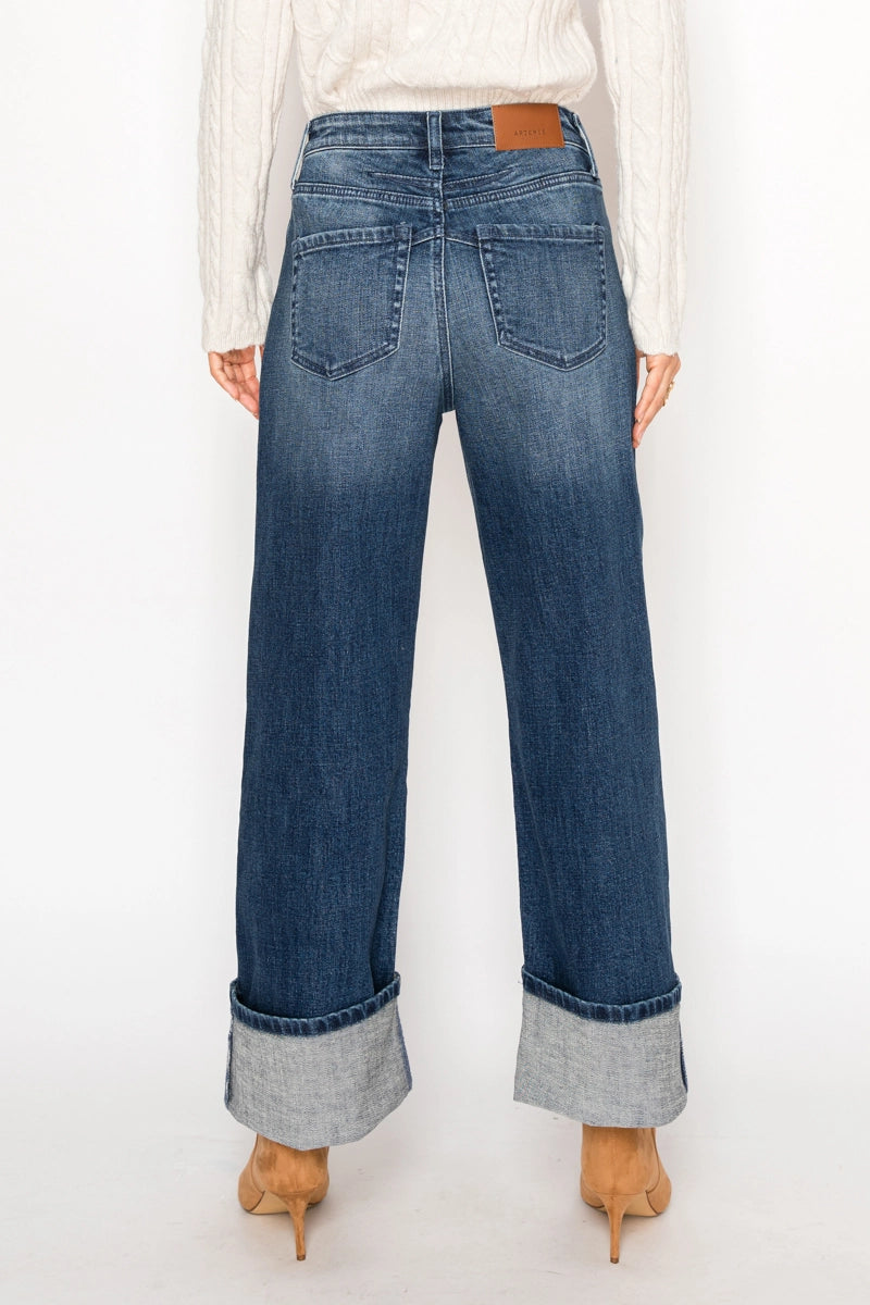 Cuffed Two-way Jeans
