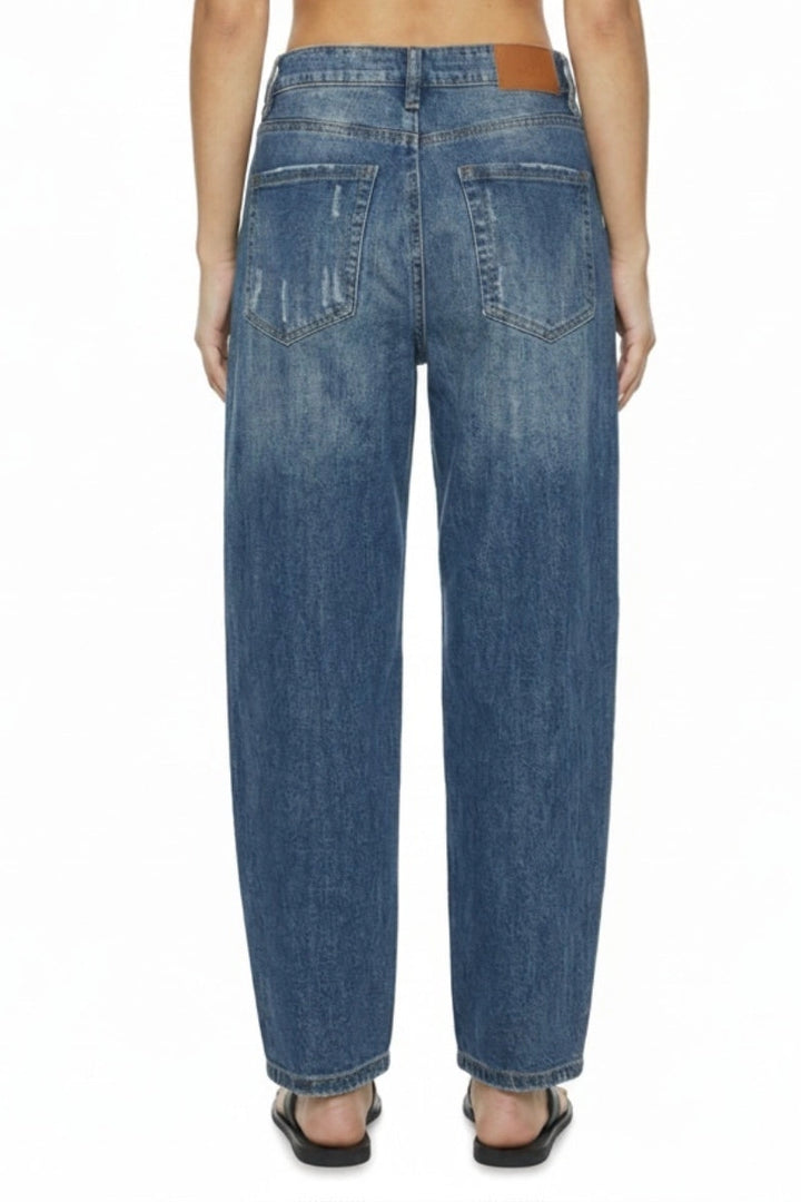 High Rise Barrel Jean
