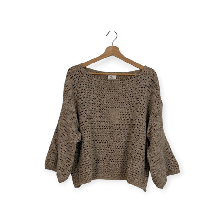 Crochet Cotton Sweater