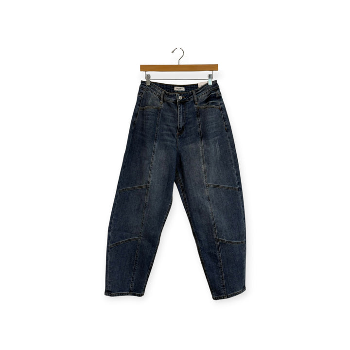 High Rise Barrel Jean