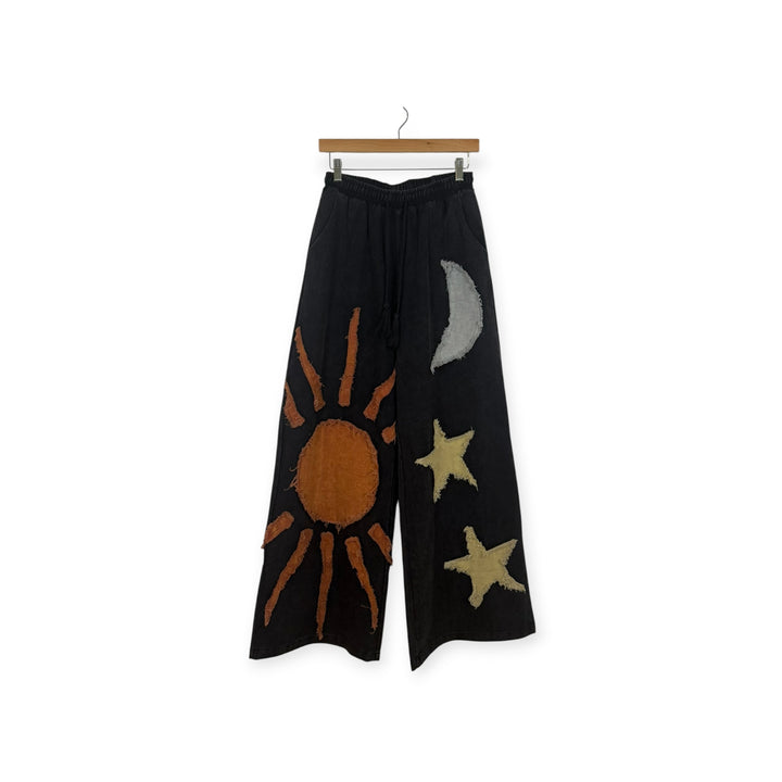 Starry Night Wide-Leg Pants