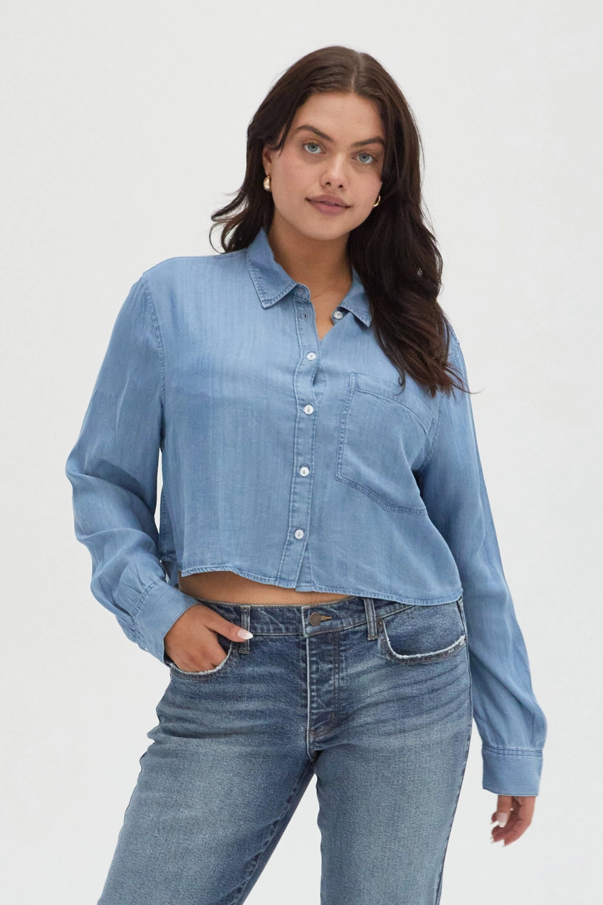 Ellison Button-up Cropped Shirt